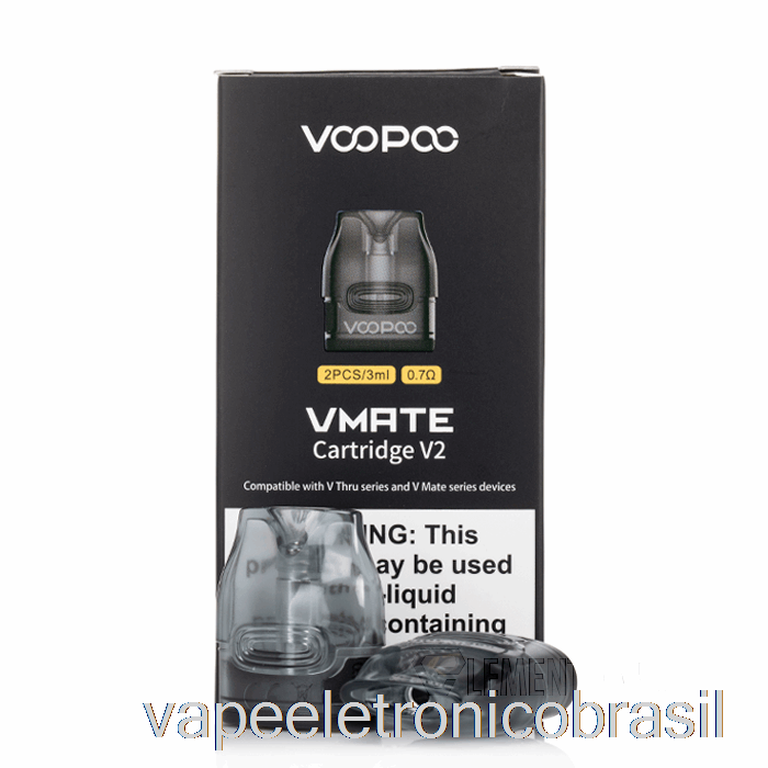 Vape Eletrônico Voopoo V.thru Pro Pods De Substituição 0,7ohm Vmate V2 Pods